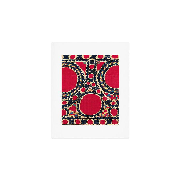 Tashkent Uzbekistan Central Asian Suzani Embroidery Print Art Print Gallery Image 1