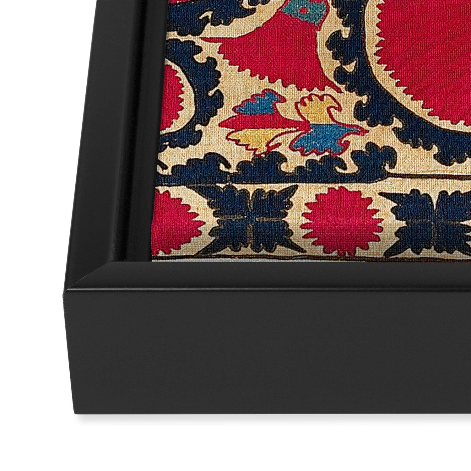 Tashkent Uzbekistan Central Asian Suzani Embroidery Print Framed Canvas Print Gallery Image 3