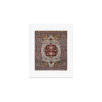 Tehran North Persian Carpet Print Art Print Gallery Image 1