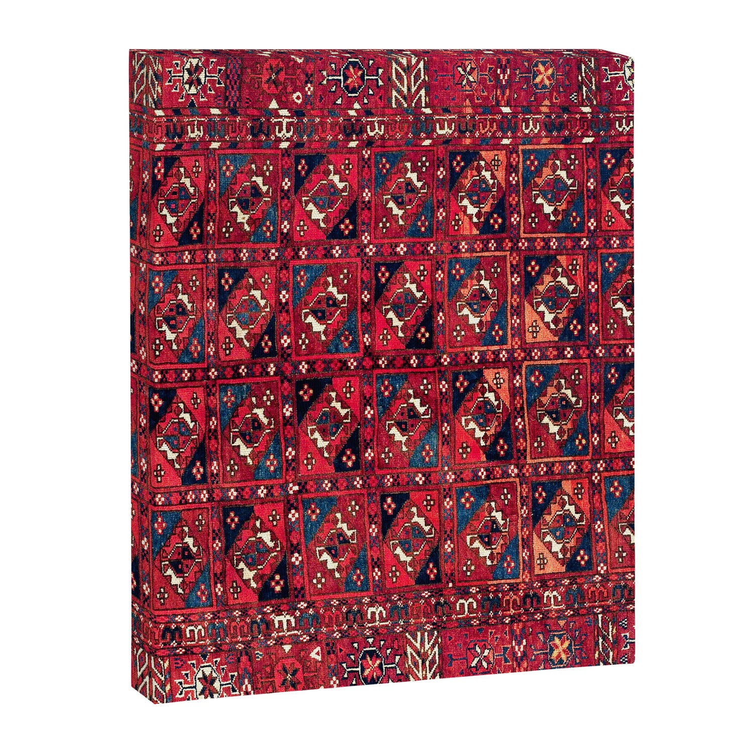 Tekke  Antique West Turkestan Rug Print Canvas Print Gallery Image 3