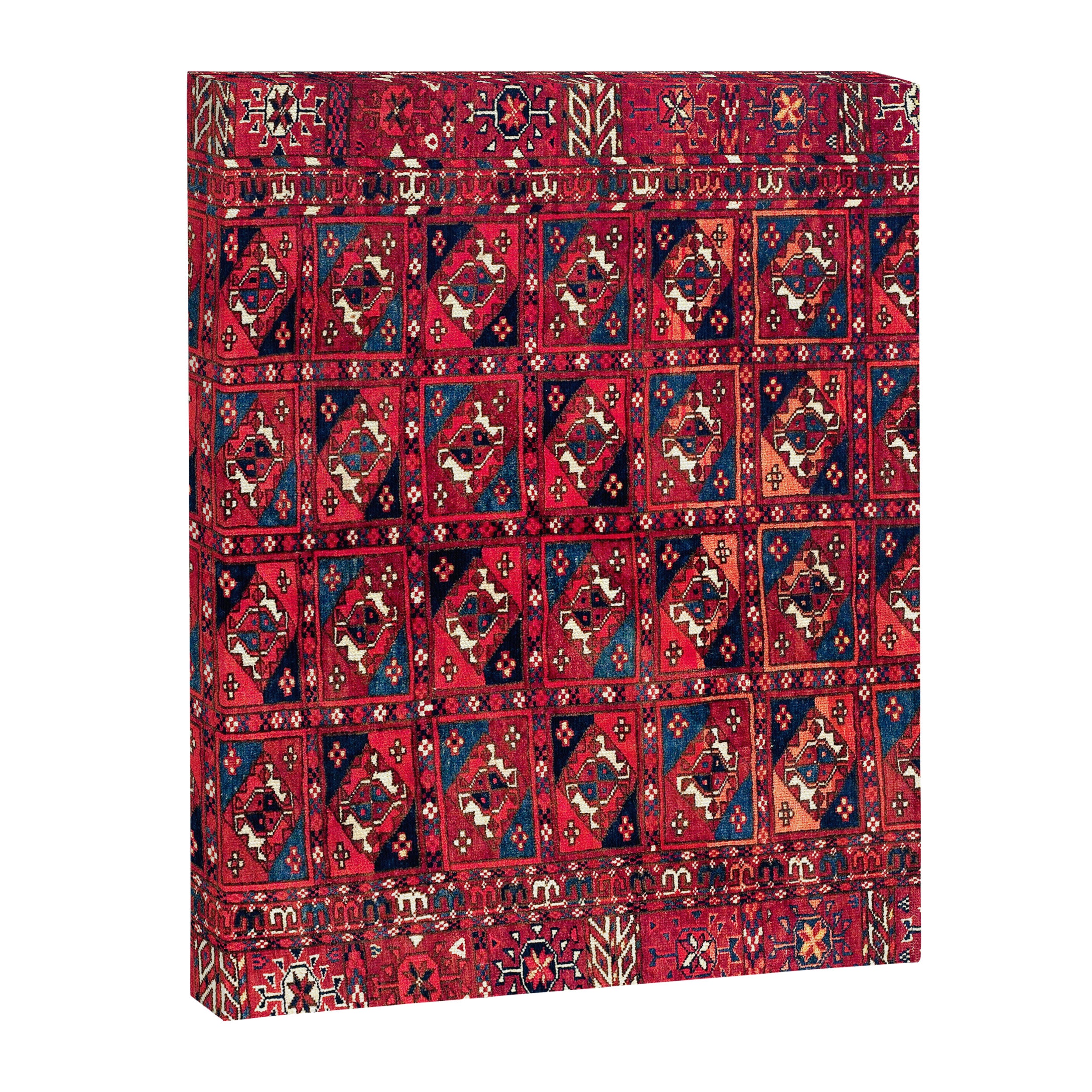 Tekke  Antique West Turkestan Rug Print Canvas Print Gallery Image 3