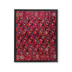 Tekke  Antique West Turkestan Rug Print Framed Canvas Print Gallery Image 3