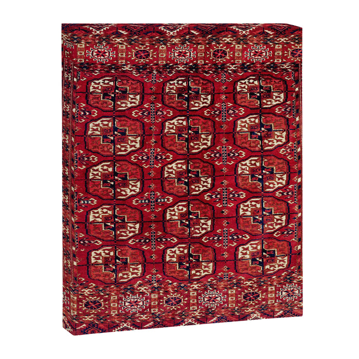 Tekke  Antique West Turkestan Rug Print Canvas Print Gallery Image 1