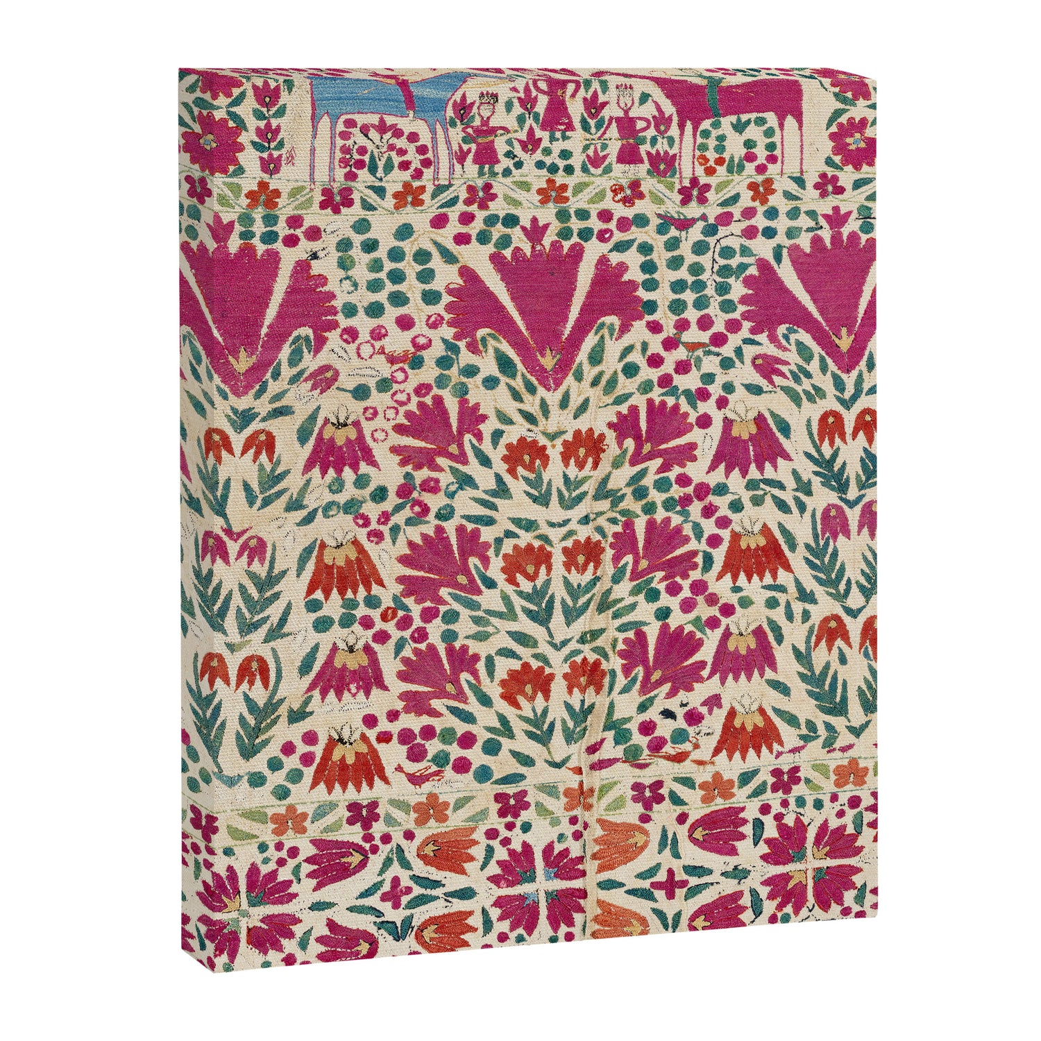 Tekke Asmalyk Embroidered Trapping Print Canvas Print Gallery Image 3