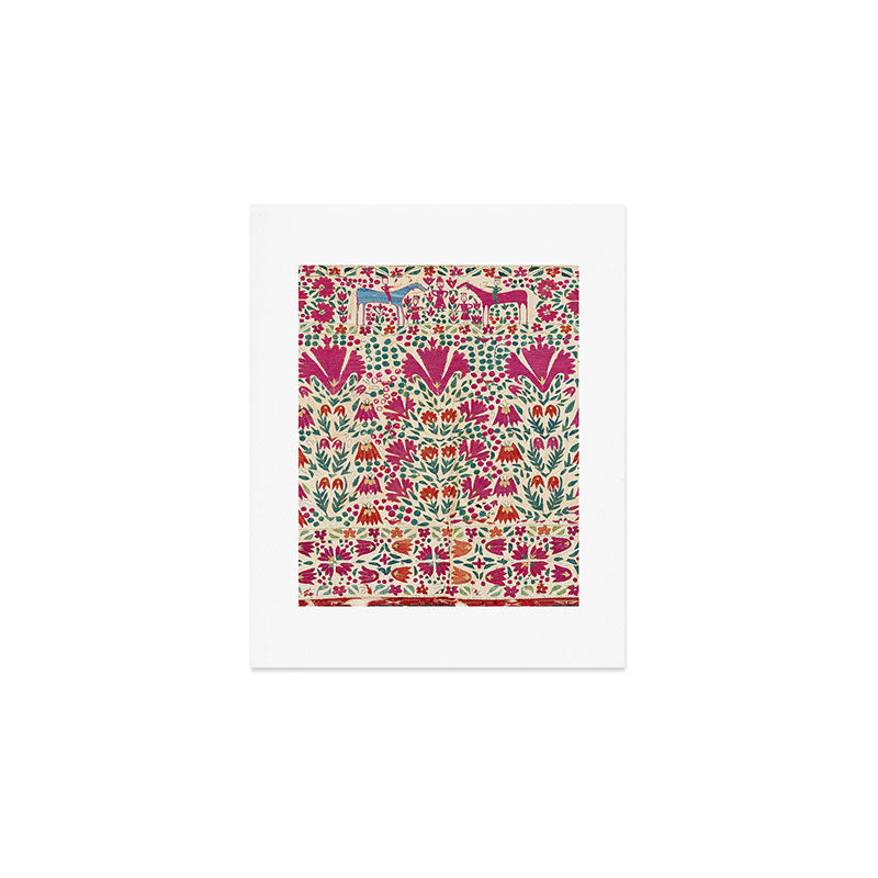 Tekke Asmalyk Embroidered Trapping Print Art Print Gallery Image 1