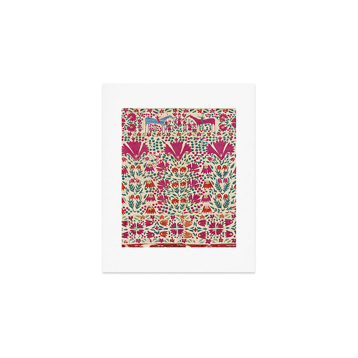Tekke Asmalyk Embroidered Trapping Print Art Print Gallery Image 1