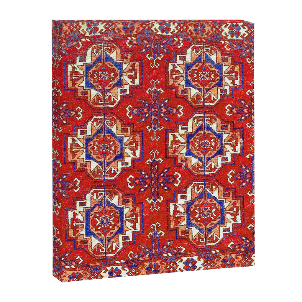 Tekke Torba Antique Turkmen Tribal Rug Print Canvas Print Gallery Image 3