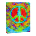 Tie Dye Peace Sign Canvas Print Gallery Image 3
