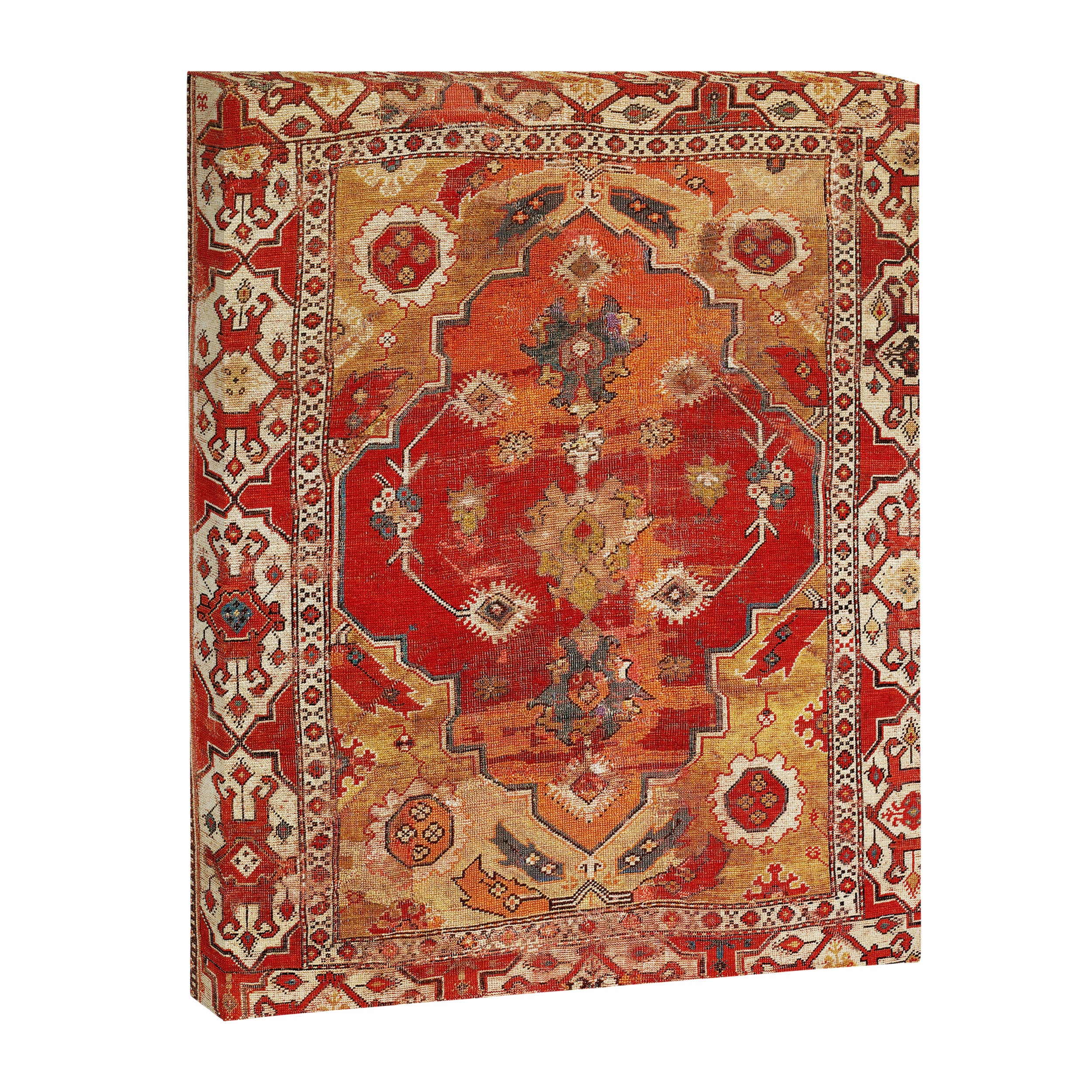 Transylvanian West Anatolian Carpet Print Canvas Print Gallery Image 3
