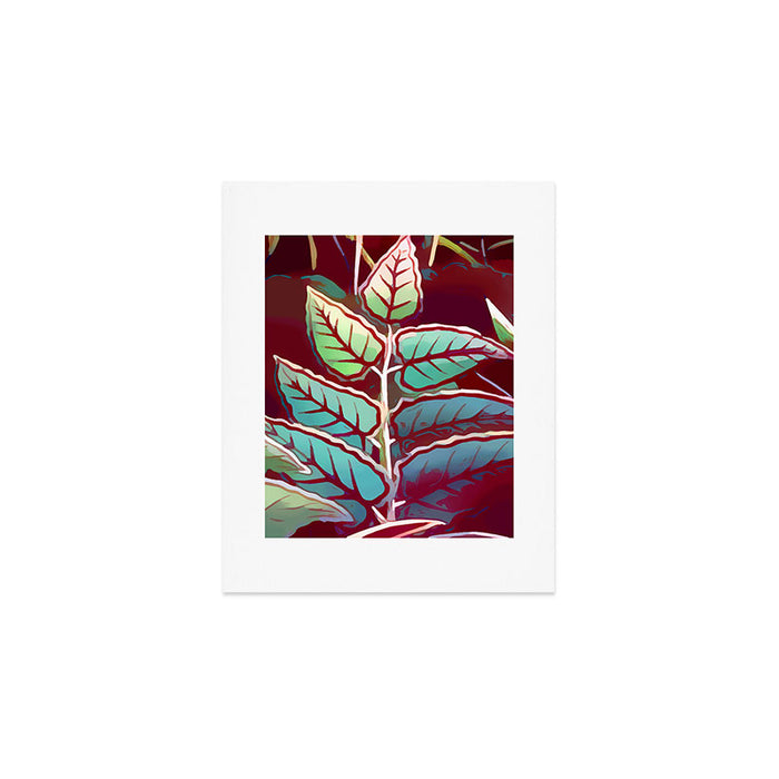 Tropical Leaves After Rousseau Art Print Gallery Image 1