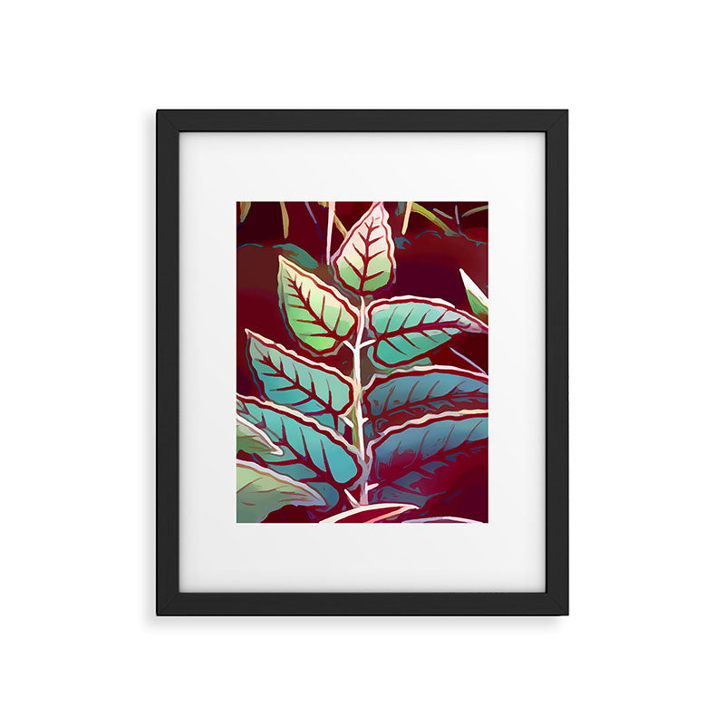 Tropical Leaves After Rousseau Framed Art Print Gallery Image 5