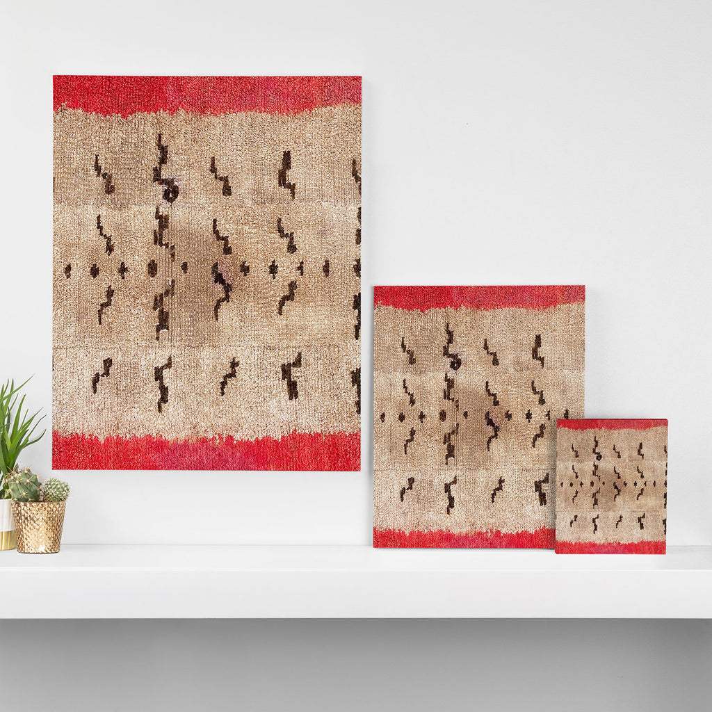 Tsudrukt South Tibetan Tiger Skin Rug Print Canvas Print Gallery Image 3