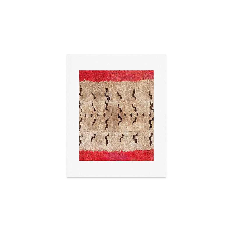 Tsudrukt South Tibetan Tiger Skin Rug Print Art Print Gallery Image 1