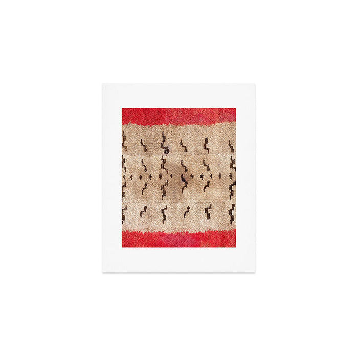 Tsudrukt South Tibetan Tiger Skin Rug Print Art Print Gallery Image 1