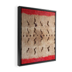 Tsudrukt South Tibetan Tiger Skin Rug Print Framed Canvas Print Gallery Image 2