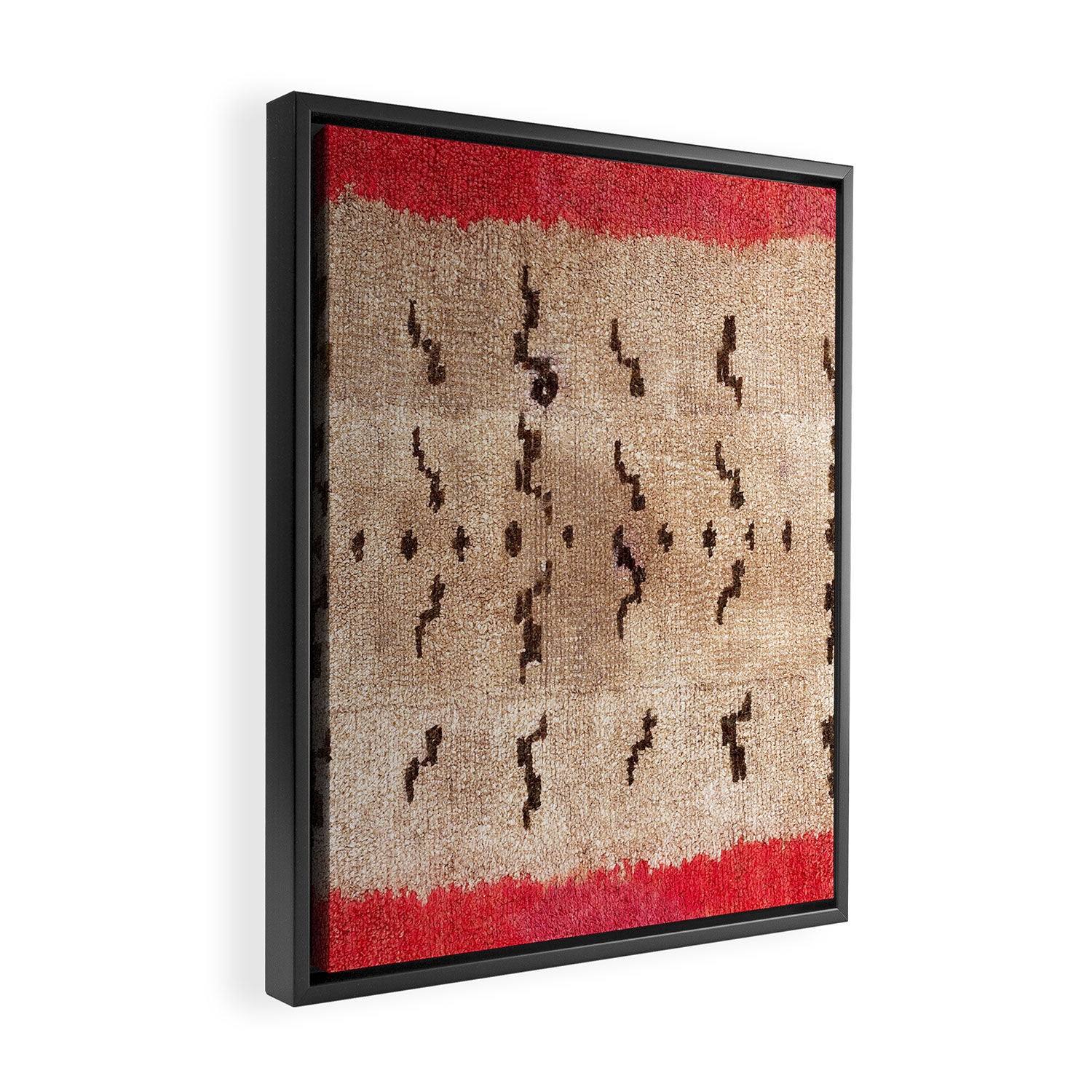 Tsudrukt South Tibetan Tiger Skin Rug Print Framed Canvas Print Gallery Image 2