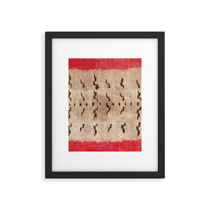 Tsudrukt South Tibetan Tiger Skin Rug Print Framed Art Print Gallery Image 1