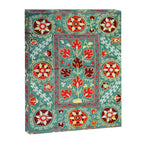 Turquoise Suzani Antique Floral Uzbek Embroidery Print Canvas Print Gallery Image 3
