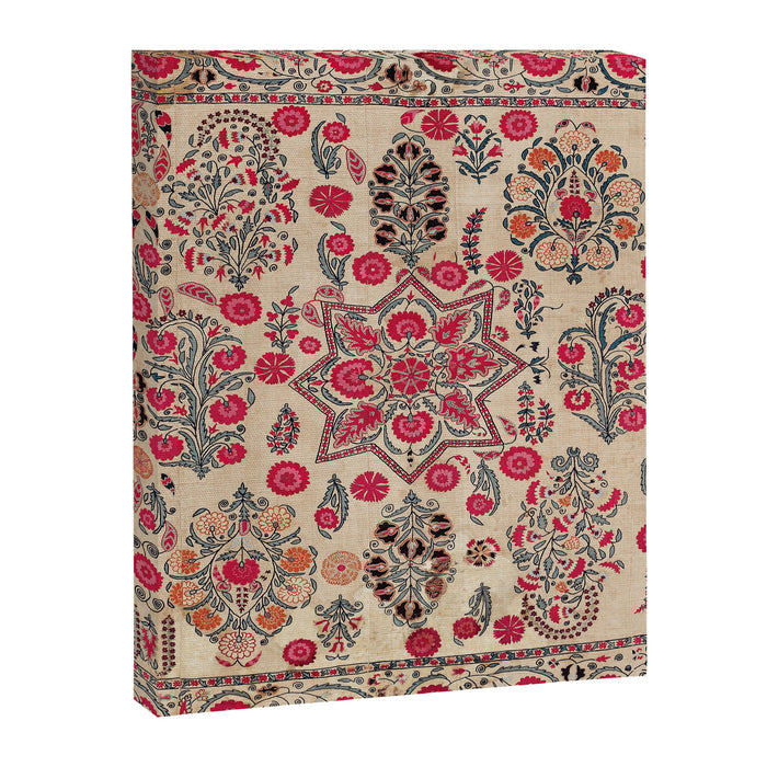 Ura Tube  Antique Tajik Suzani Embroidery Print Canvas Print Gallery Image 1