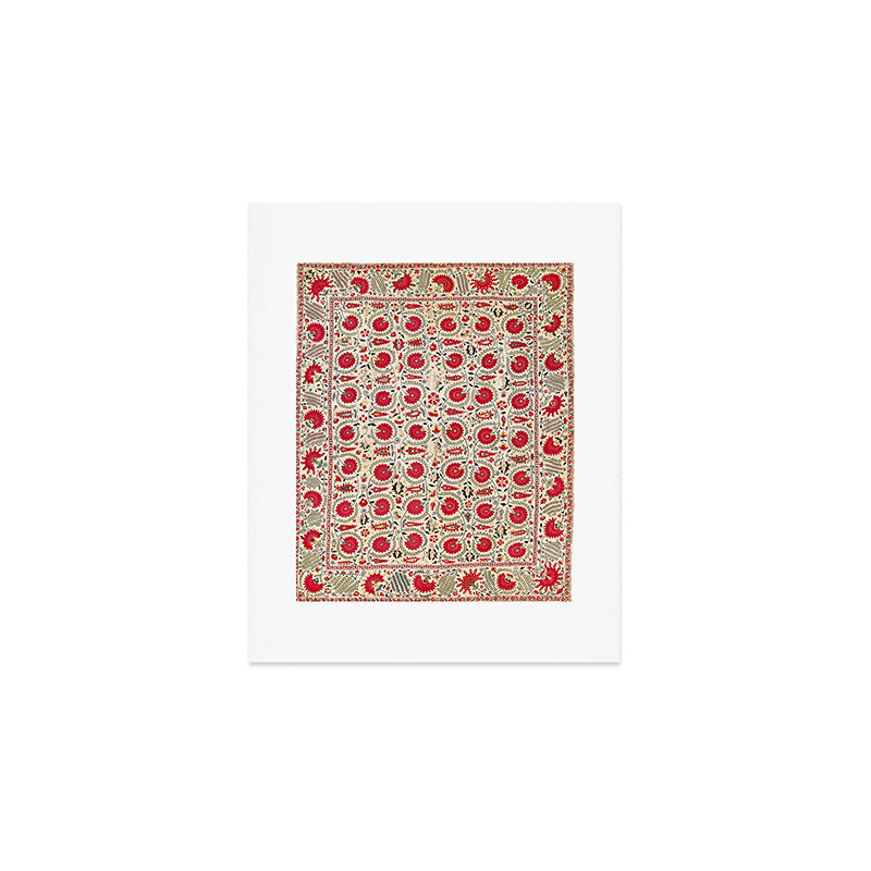 Ura Tube Bokhara Uzbekistan Suzani Embroidery Print Art Print Gallery Image 1