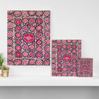 Ura Tube Suzani Northeast Uzbekistan Embroidery Print Canvas Print Gallery Image 3