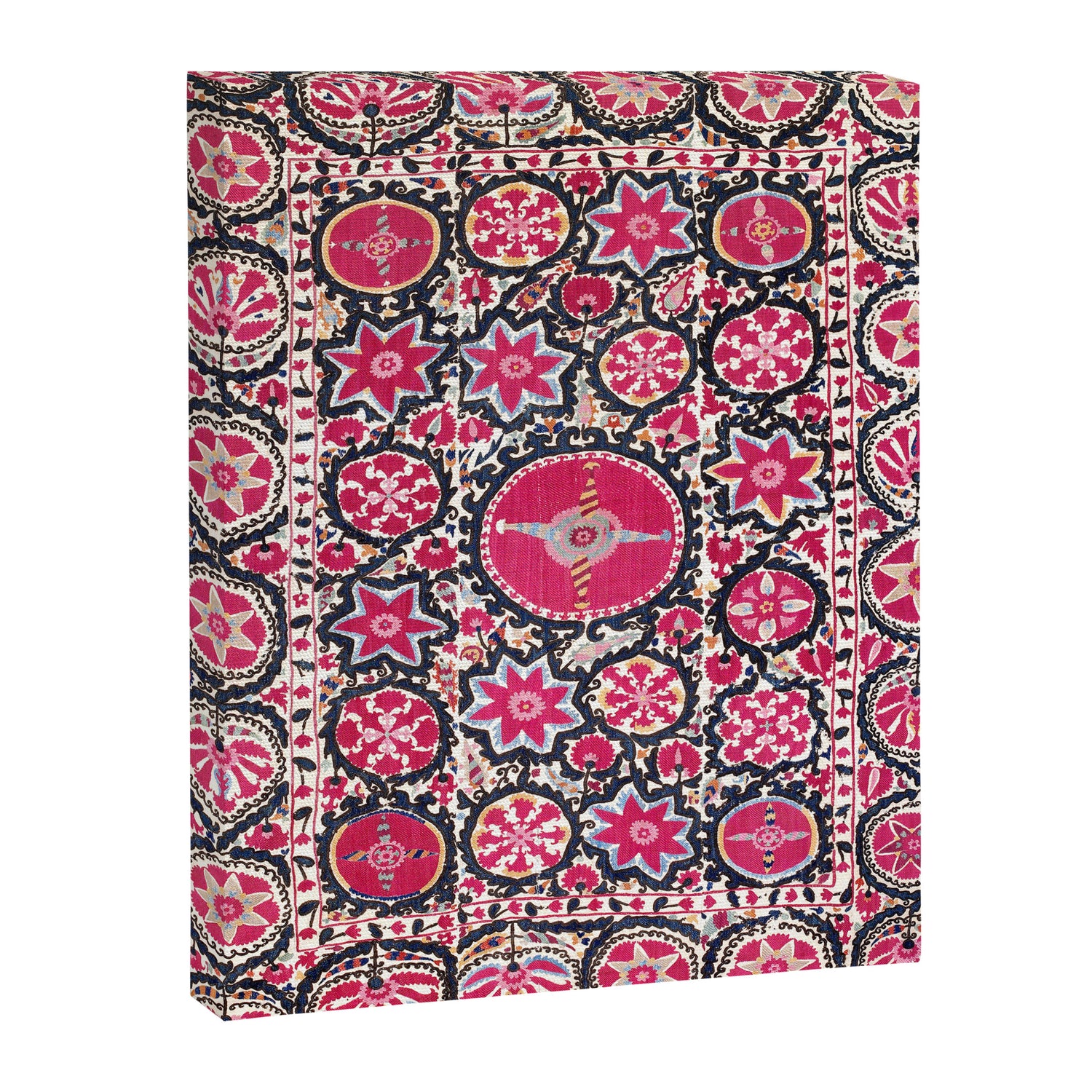 Ura Tube Suzani Northeast Uzbekistan Embroidery Print Canvas Print Gallery Image 3