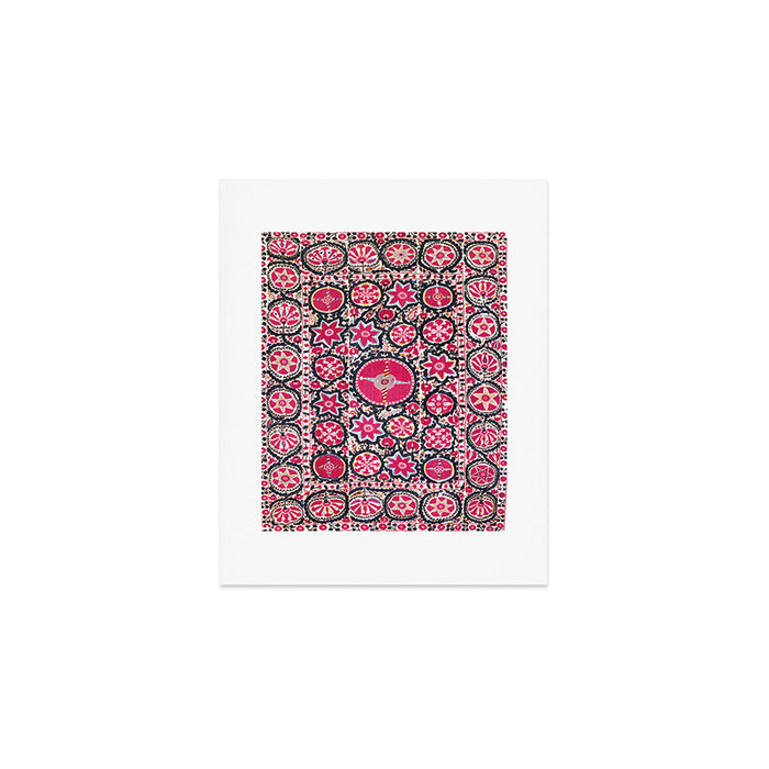 Ura Tube Suzani Northeast Uzbekistan Embroidery Print Art Print Gallery Image 1