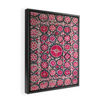 Ura Tube Suzani Northeast Uzbekistan Embroidery Print Framed Canvas Print Gallery Image 2