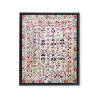 Ura Tube Suzani Uzbekistan Embroidery Print Framed Canvas Print Gallery Image 3