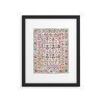 Ura Tube Suzani Uzbekistan Embroidery Print Framed Art Print Gallery Image 4