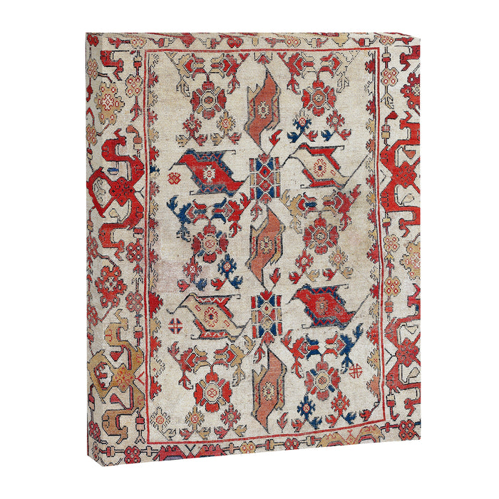 Ushak Selendi 17th Century Bird Carpet Print Canvas Print Gallery Image 1