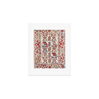 Ushak Selendi 17th Century Bird Carpet Print Art Print Gallery Image 1