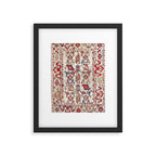 Ushak Selendi 17th Century Bird Carpet Print Framed Art Print Gallery Image 4