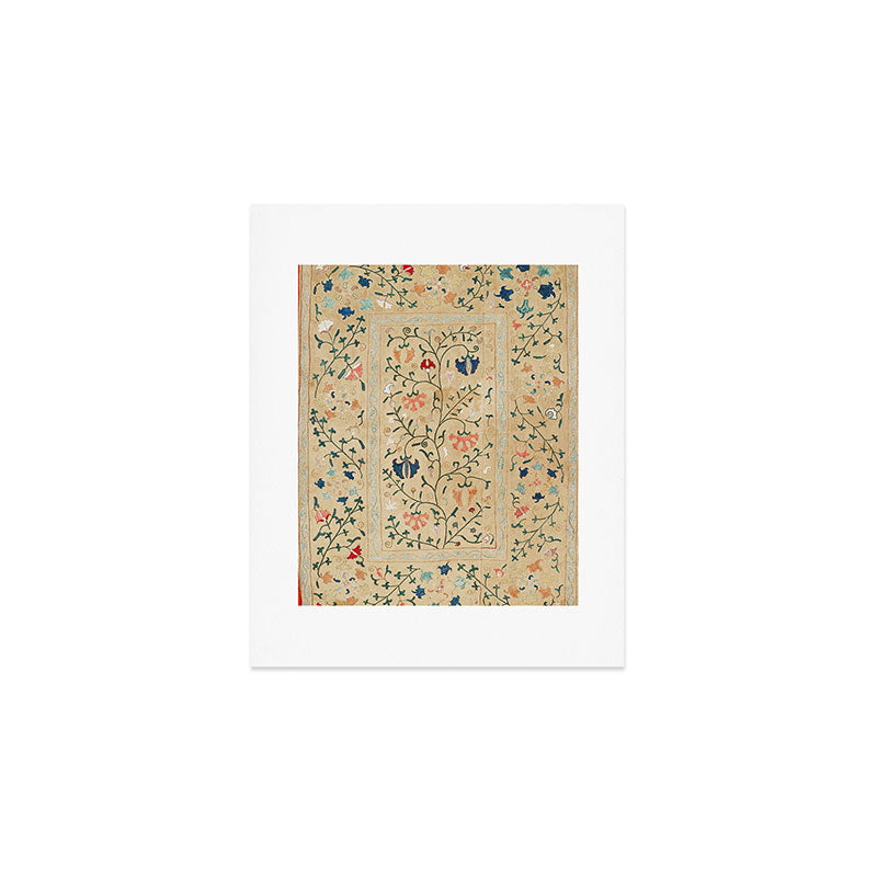 Uzbekistan Suzani Nim Print Art Print Gallery Image 1