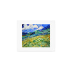 Van Gogh Mountain Meadow Landscape Painting Print Art Print Gallery Image 1