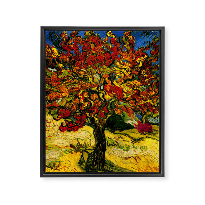 Van Gogh Mulberry Tree Framed Canvas Print Gallery Image 1