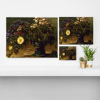 Van Gogh Still Life Bouquet of Daisies Vector Art Canvas Print Gallery Image 3