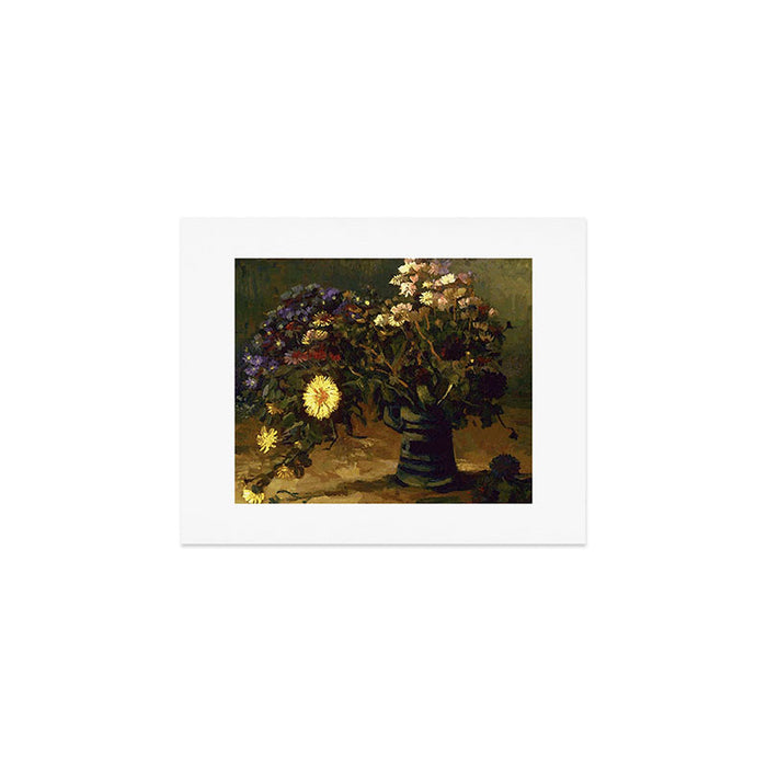 Van Gogh Still Life Bouquet of Daisies Vector Art Art Print Gallery Image 1