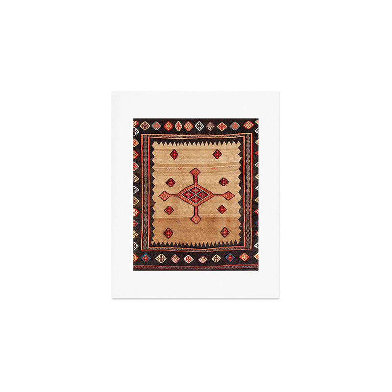 Varamin Ru Khorsi North Persian Table Cover Print Art Print Gallery Image 1