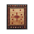 Varamin Ru Khorsi North Persian Table Cover Print Framed Canvas Print Gallery Image 8