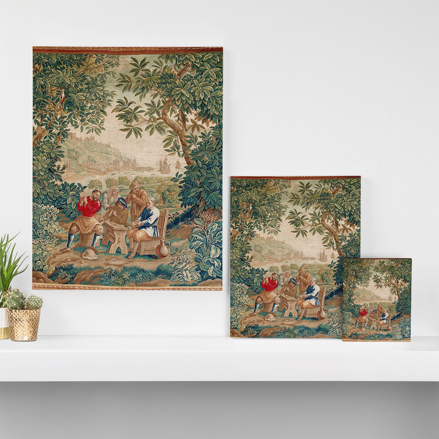 Verdure 18th Century French Tapestry Print Canvas Print Gallery Image 3
