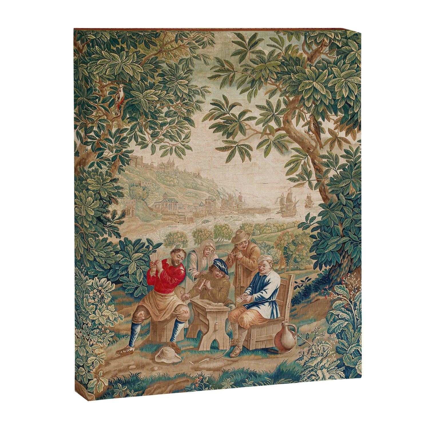 Verdure 18th Century French Tapestry Print Canvas Print Gallery Image 3