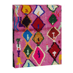 Very Colorful Retro Moroccan Rug Print Canvas Print Gallery Image 3
