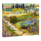 Vincent Van Gogh Flower Garden Landscape Canvas Print Gallery Image 3