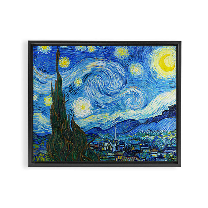 Vincent van Gogh Starry Night Framed Canvas Print Gallery Image 1