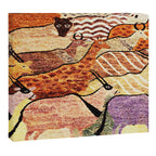 Vintage African Animal Rug Print Canvas Print Gallery Image 3