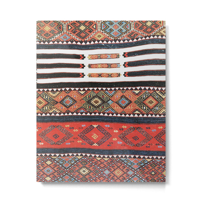 Vintage Geometric Kilim Print Metal Print Gallery Image 1