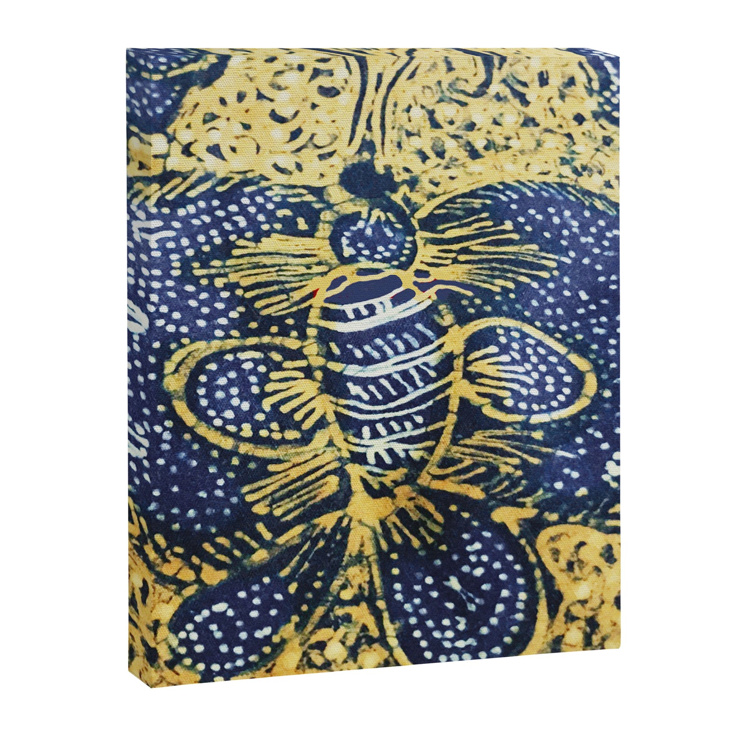 Vintage Indonesian Batik Butterfly Print Canvas Print Gallery Image 3