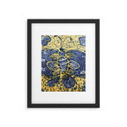 Vintage Indonesian Batik Butterfly Print Framed Art Print Gallery Image 5