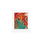 Vintage Indonesian Batik Print Art Print Gallery Image 1